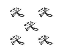 Mealoodiousmusea Lot de 5 adaptateurs pour pédales d'effet guitare électrique 9 V 1 A 10 voies