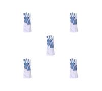 Mealoodiousmusea Lot de 5 gants d'escrime, protection des mains, équipement de protection professionnel pour la pratique du bout droit, taille XL