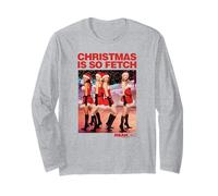 Mean Girls Christmas is So Fetch Santa Outfit Scene Poster Manche Longue
