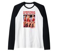 Mean Girls Christmas is So Fetch Santa Outfit Scene Poster Manche Raglan