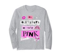 Mean Girls on Birthdays We Wear Pink Manche Longue