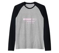 Mean Girls Pastel Le Mercredi, Nous Portons Un Logo D'en-tête Rose Manche Raglan