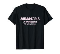 Mean Girls Pastel Le Mercredi, Nous Portons Un Logo D'en-tête Rose T-Shirt