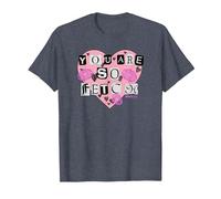 Mean Girls You are So Fetch Cœur de la Saint-Valentin T-Shirt, Homme, Bleu Chiné, L