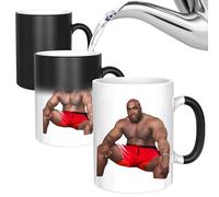 Mean Mugs Mug Barry Wood Sitting On Bed Meme - Mug humoristique et grossier - Message apparaît quand il chauffe - Cadeau amusant - blague de bureau