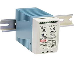 Mean Well 1371689 DRC-60B Lot de 2 Blocs d'alimentation pour Rail DIN 27,6 V/DC 1,4 A 59 W