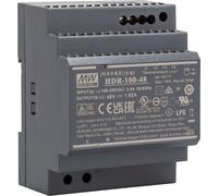 MEAN WELL Bloc d'alimentation à découpage pour rail DIN HDR-100-48, 48,7 V-/1,92 A