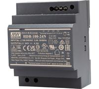 Mean Well bloc d'alimentation pour rail DIN bloc d'alimentation 24 V/Dc 4.2 A 100.8 W nombre de sorties:1