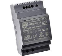 MW Mean Well HDR-60-12 Alimentation rail DIN 12 V/DC 4.5 A 54 W Nbr. de sorties:1 x Contenu 1 pc(s)