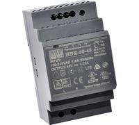 MW Mean Well HDR-60-48 Alimentation rail DIN 48 V/DC 1.25 A 60 W Nbr. de sorties:1 x Contenu 1 pc(s)