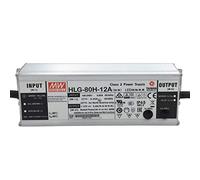 Mean Well HLG-80H-12A Bloc d'alimentation LED 60 W, 12 V, IP65, tension et courant réglables (12 V 60 W)