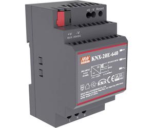 MEAN WELL KNX-20E-640 Alimentation rail DIN 30 V/DC 640 mA 19.2 W Nbr. de sorties:1 x Contenu 1 pc(s)