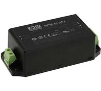 MEAN WELL MPM-45-15ST Bloc d'alimentation à découpage 15 V/DC 3 A 45 W