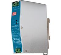 Mean Well Ndr 75 12 Bloc d'alimentation pour rail DIN 12 V/Dc 6.3 A 75 W