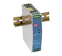 MEAN WELL NDR-75-24 76.8W Blue, Metallic power supply unit - power supply units (76,8 W, 90-264, 1%, 47/63, 12 ms, 85,5%)