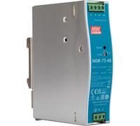 Mean Well NDR-75-48 Bloc d'alimentation pour rail DIN 48 V/DC 1.6 A 75 W 1 x