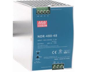Mean Well NDR Alimentation universelle 48V 10A | NDR-480-48