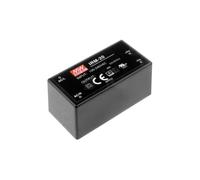 Mean Well - PARTIE RESEAU - 1 SORTIE - 20 W - FERMÉ - 12 V