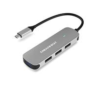 MEANHIGH Hub USB 4 ports avec USB 3.0, USB 2.0, extenseur de ports USB multiples pour ordinateur portable, MacBook, Surface Pro, XPS, PC, clé USB, disque dur mobile