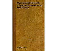 Meaning and Necessity Rudolf Carnap (Auteur)
