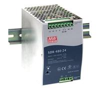 MeanWell SDR-480-24 Bloc d'alimentation rail DIN DIN 480 W 24 V 20 A
