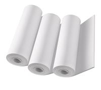 MEARCOOH 3 Paquets Mousse EVA 6mm, 35.5 x 124.5cm Mousse EVA Blanc, EVA Foam Cosplay Haute densité 86kg/m3 pour Projet de Bricolage de Costume (3PCS 6mm Blanc)