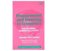Measurement And Meaning In Economics