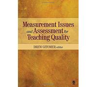 Measurement Issues And Assessment For Teaching Quality