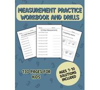 Measurements Workbook and Teaching Activity Book: Practice Worksheet Pages For Kids Mass, Length, Volume