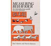 Measuring Behaviour: An Introductory Guide