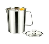Measuring Cups, Stainless Steel Double-Scale Container with Lid