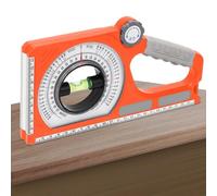 Measuring Instrument - Magnetic 9 Inch Aluminum Angle Ruler, Measurement Gauge Tools for Walls Floors Roofs Pipes Trees | Construction Site Inspection, Roofing Pitch Calculation Land