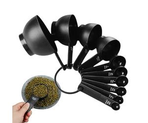 Measuring Spoons And Cups, 10 Pieces Wet Measuring Cups, Cooking Measuring Set, Portable Baking Measuring Set, Measuring Tools For Home Baking, Kitchen Measuring Cups Set, Baking Measuring Tools