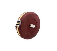 Measuring Tape Measure 30 Meters Brown Linen Ruler Retractable Tape Leather Box Ruler for Precision Measurement