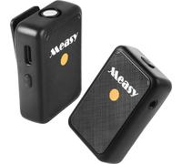 Measy Microphone Lavalier sans fil 2,4 G Émetteur Récepteur Microphone mobile live Réduction intelligente du bruit Interface type C Distance de transmission de 30 m V81 (1 émission 1 réception)