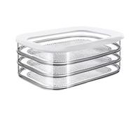 Meat Container For Fridge Bacon Lunch Meat Container For Refrigerator Meal Prep Containers Stackable Food Storage Boxes With Lid(3 layers)