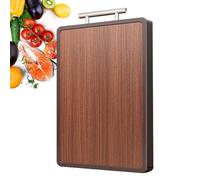 Meat Cutting Board - Non-slip Double Sided, 16.53x10.43x0.86 Inches Kitchen Utensils Gadgets with Juice Groove, Raw Cooked Meat Separator for Home Restaurant Commercial Use