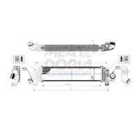MEAT & DORIA Ladeluftkühler 995355 Pour Volvo V50 2.0 D 1.6 D2 V40