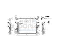 MEAT & DORIA Ladeluftkühler LLK Pour Mercedes A-Klasse B-Klasse W177 W247 X118