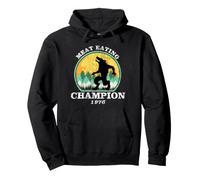 Meat Eating Champion 1976 Motif Loup-Garou Vintage Sweat à Capuche