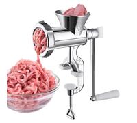 Meat Grinder Machine à grinder, 28 x 26,5 cm, manuel de sausage Stuffer | Aluminium Alloy Table Mount Hand Crank Mincer | Large Grinding Machine For Home Kitchen Restaurant Butcher's Shop