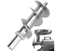 Meat Grinder Screw - Stainless Steel Mincer Screw | Meat Grinder Parts For Kitchen | Safe Food Grinding Screws | Installation Stainless Steel For Electric Mutton Grinding Use