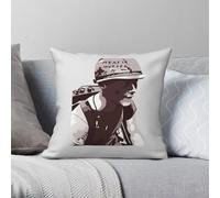 Meat Is Murder The Smiths Taie d'oreiller en polyester et lin velours avec fermeture éclair pour canapé 114 x 114 cm