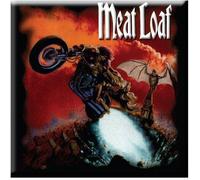 Meat Loaf - Aimant pour réfrigérateur "Bat Out Of Hell" RO8820 (Taille unique) (Rouge/Blanc/Noir)