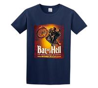 Meat Loaf Bat Out of Hell Art Print Unisex T-Shirts Men Tee Cotton Tops Navy Shirt 3XL