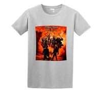 Meat Loaf Bat Out of Hell Print Unisex T-Shirts Men Tee Cotton Tops Gray Shirt 3XL