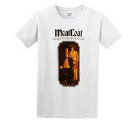 Meat Loaf Bat Out of Hell Print Unisex T-Shirts Men Tee Cotton Tops White Shirt 3XL