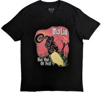 Meat Loaf - "Bat Out Of Hell" T-Shirt Imprimé au dos pour homme/femme Unie RO8726 (S) (Noir)