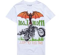 Meat Loaf - "Bat Out Of Hell" T-shirt pour homme/femme unie RO3946 (S) (Blanc)