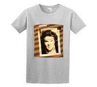 Meat Loaf Blind Before I Stop Cover Print Unisex T-Shirts Men Tee Cotton Tops Gray Shirt L